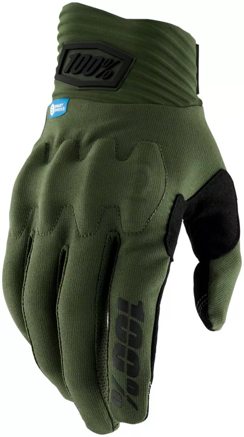 100-cognito-smart-shock-gloves-army 100% Cognito Smart Shock Gloves - Army