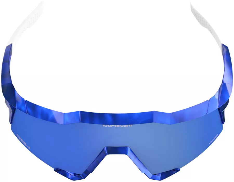 100-speedcraft-sunglasses-le-rbh-gloss-blue-holographic-hiper-royal-blue-mirror- 100% Speedcraft Sunglasses - LE RBH Gloss Blue Holographic/Hiper Royal Blue Mirror Lens