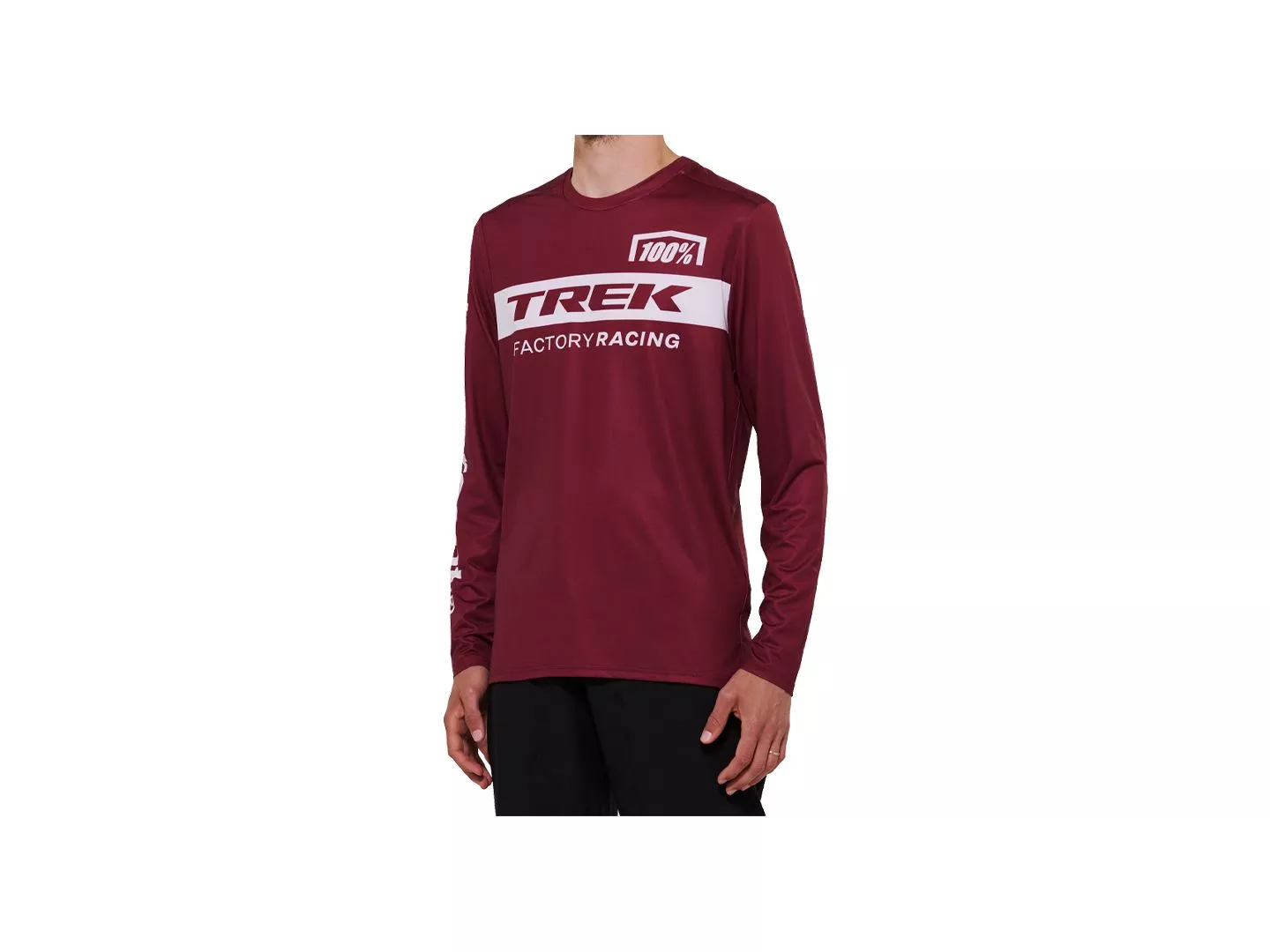 100-tfr-airmatic-long-sleeve-small-dark-red-jersey 100 TFR Airmatic Long Sleeve Small Dark Red Jersey