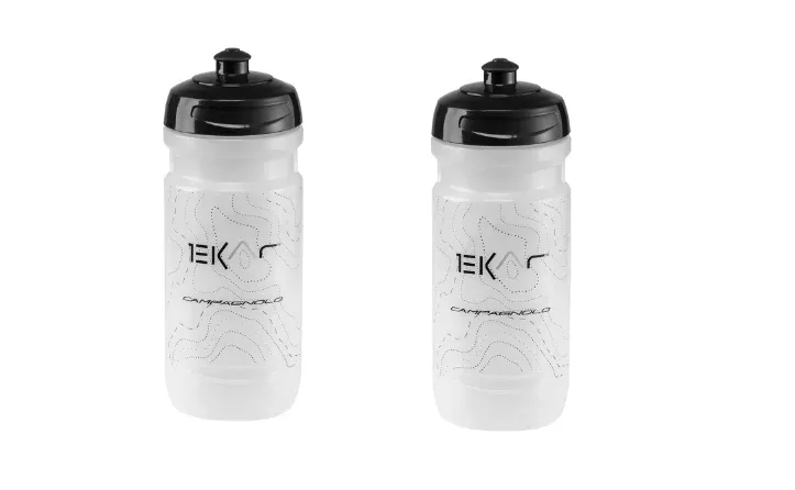 2x-campagnolo-ekar-clear-water-bottles-600ml 2x Campagnolo Ekar Clear Water Bottles 600ml
