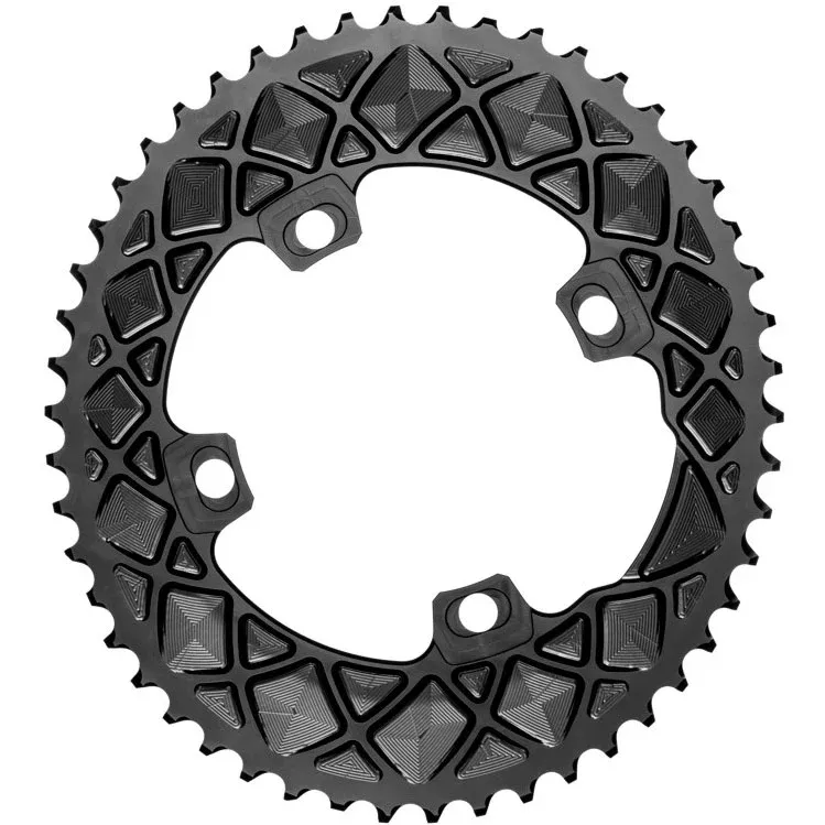 absoluteblack-fsa-abs-oval-chainrings-4-5x110bcd-53t-black absoluteBLACK FSA ABS Oval Chainrings 4&5x110BCD 53T - Black