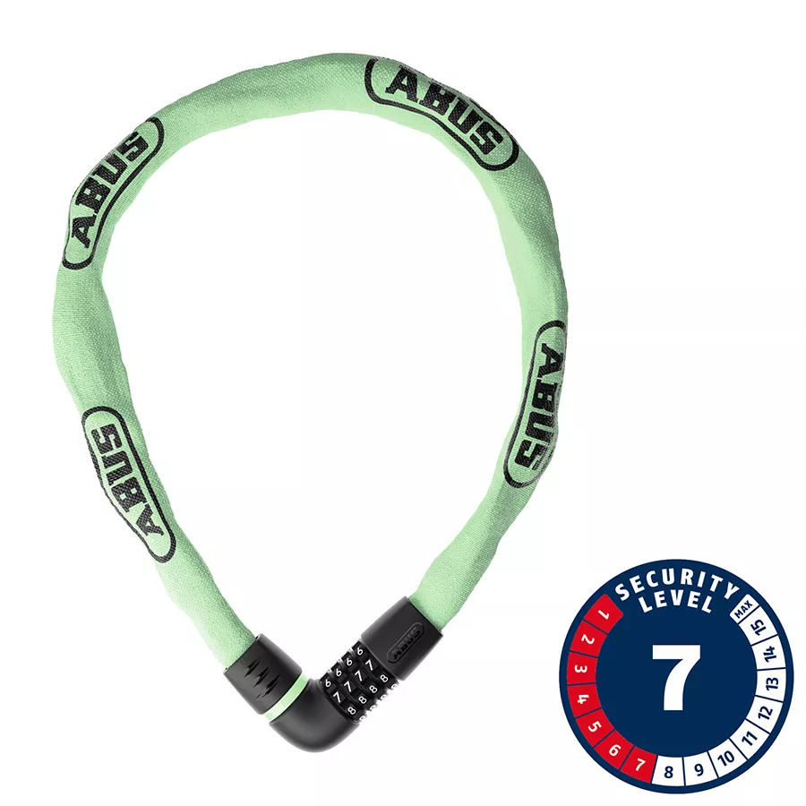 abus-tresor-6807c-chain-lock-combination-7mm-110cm-3-6-sage-green Abus Tresor 6807C Chain Lock Combination 7mm 110cm 3.6' Sage Green
