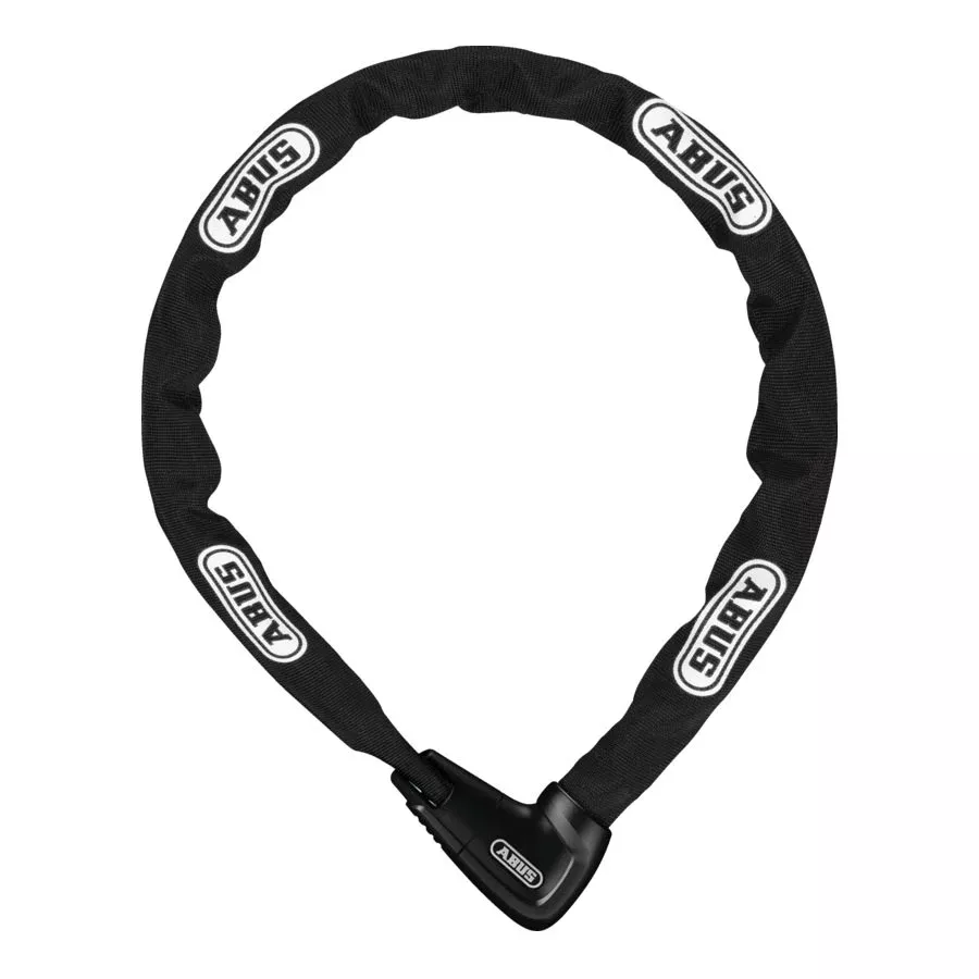 Abus9809K/110 Steel-O-Chain Key Lock - Black
