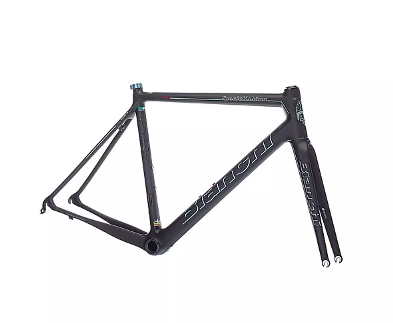 bianchi-specialissima-frameset-black Bianchi Specialissima Frameset Black