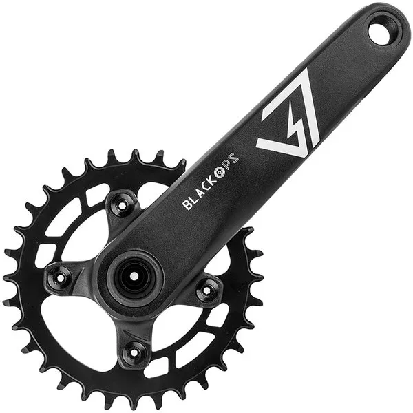 Black OpsAlloy MTB 1x Crankset