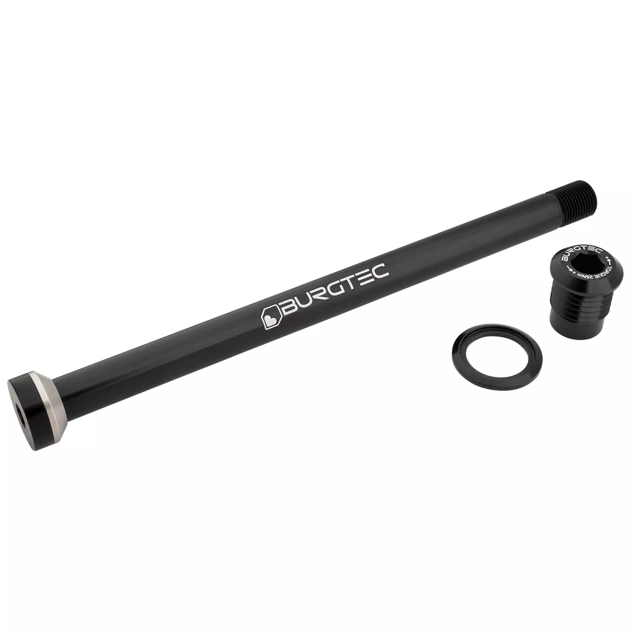 burgtec-yt-172-5mm-rear-axle-burgtec-black Burgtec YT 172.5mm Rear Axle Burgtec Black