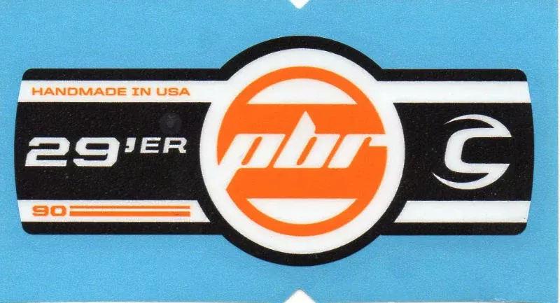 cannondale-lefty-pbr-90-29-band-decal-sticker-black-white-orange Cannondale Lefty PBR 90 29 Band Decal/Sticker Black, white, orange