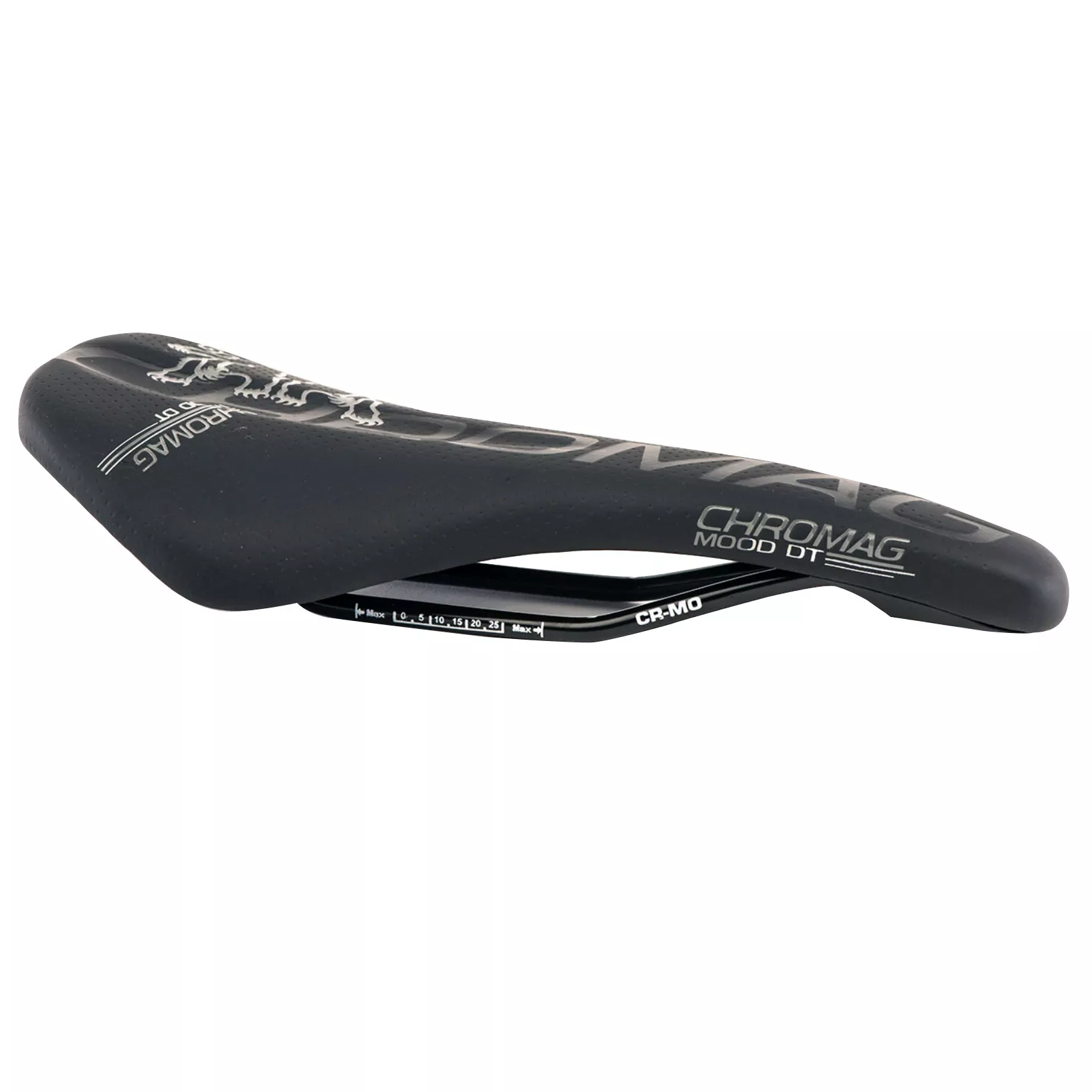 chromag-mood-dt-saddle-crmo-rails-black-gray Chromag Mood DT Saddle CrMo Rails - Black/Gray