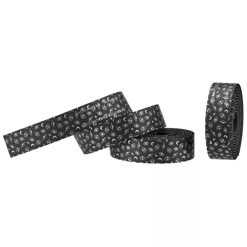 Ciclovation Leather Touch Minimalism Alien Handlebar Tape Sil/Blk