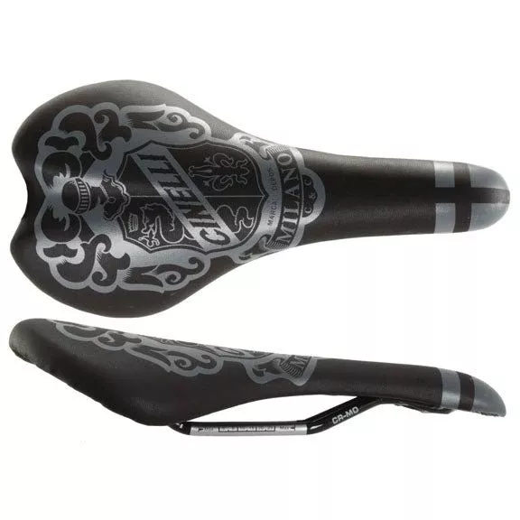 Cinelli Cavaliere Crest Saddle CrMo Rail Black Knight
