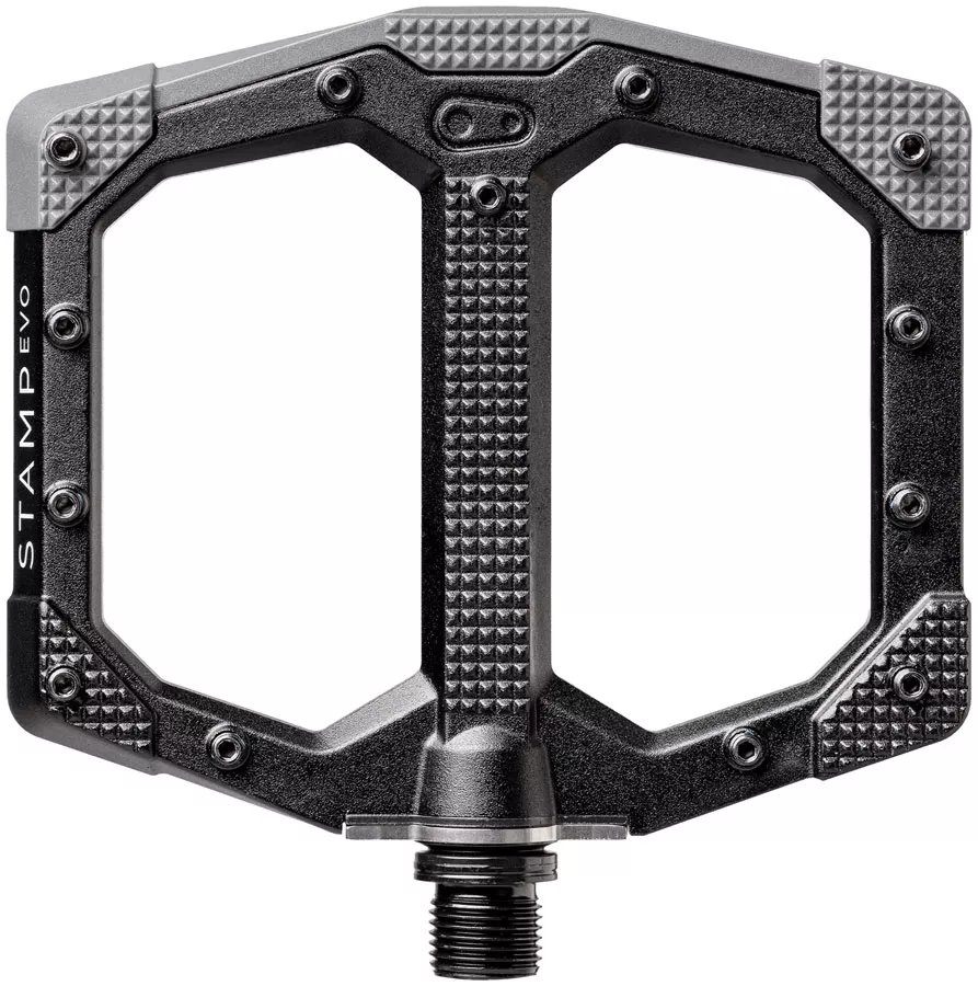 crankbrothers-stamp-evo-pedals-platform-aluminum-9-16-black-small Crankbrothers Stamp Evo Pedals - Platform Aluminum 9/16" Black Small