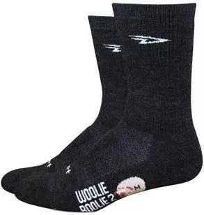 defeet-woolie-boolie-6-d-logo-socks-charcoal DeFeet Woolie Boolie 6" D-Logo Socks - Charcoal