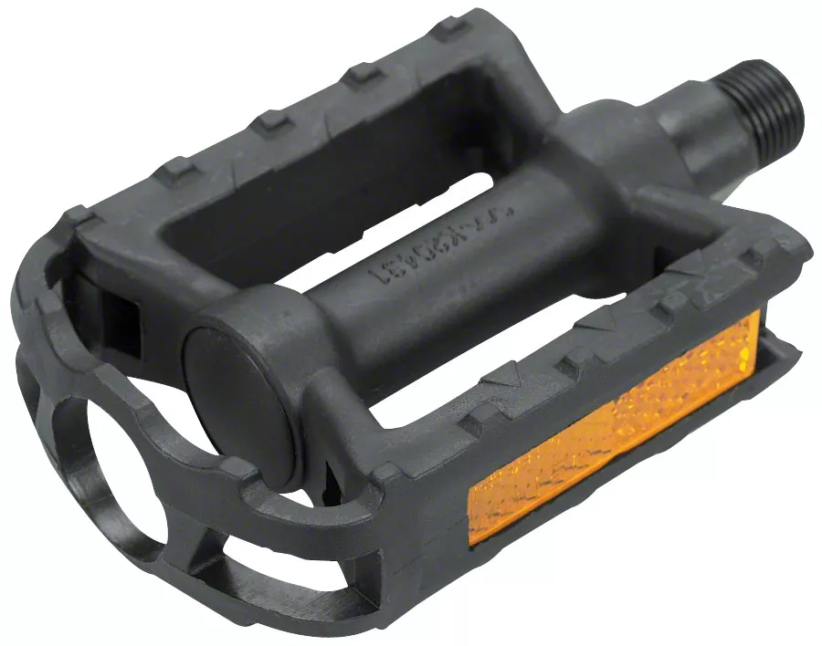 dimension-junior-pedals-platform-plastic-1-2-black Dimension Junior Pedals - Platform Plastic 1/2" Black