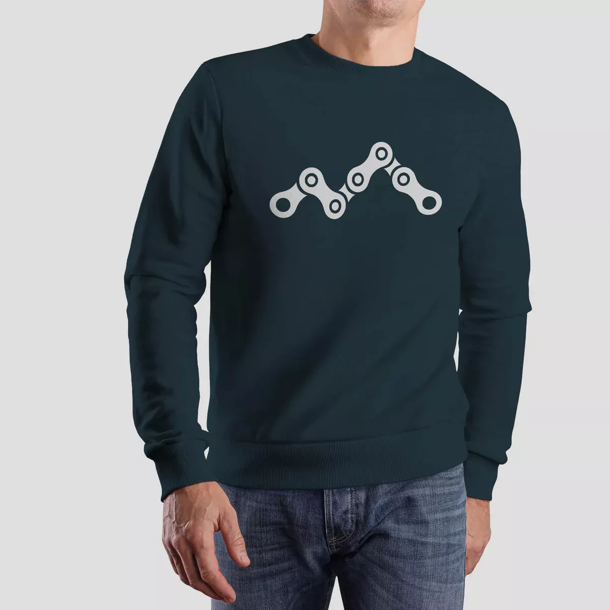 Epic Chain Peaks MTB Sweatshirt - Airforce Blue