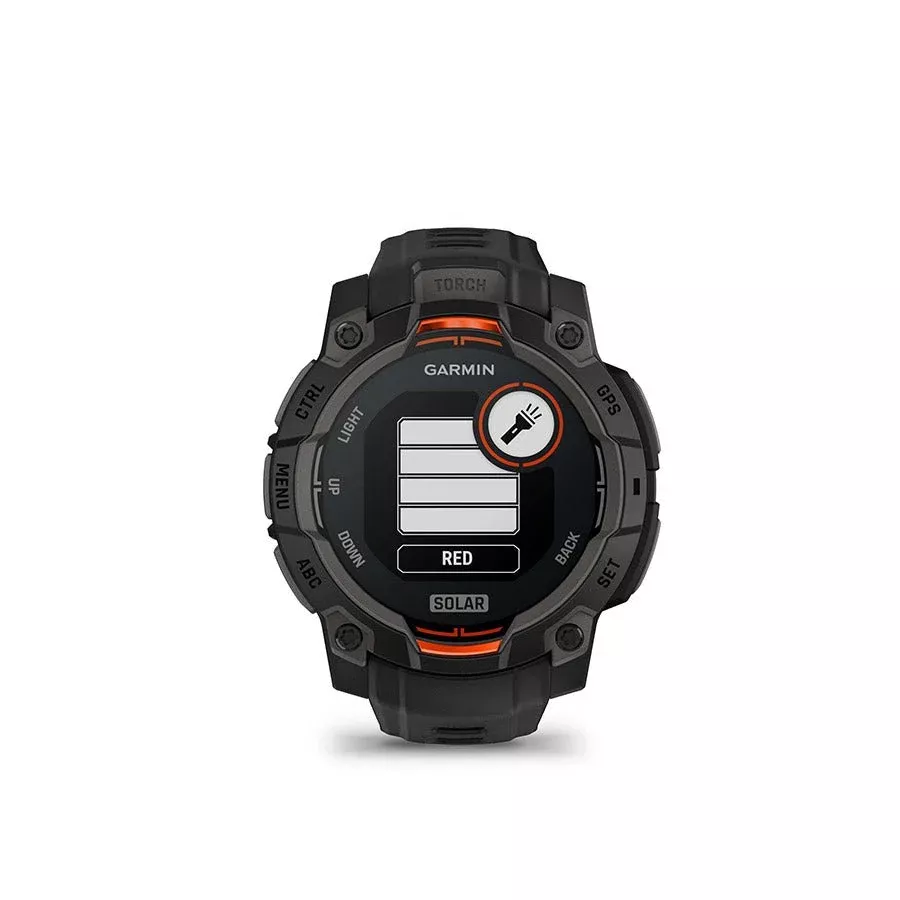 Garmin Instinct 3 GPS Smartwatch - 45mm Solar Black/Black