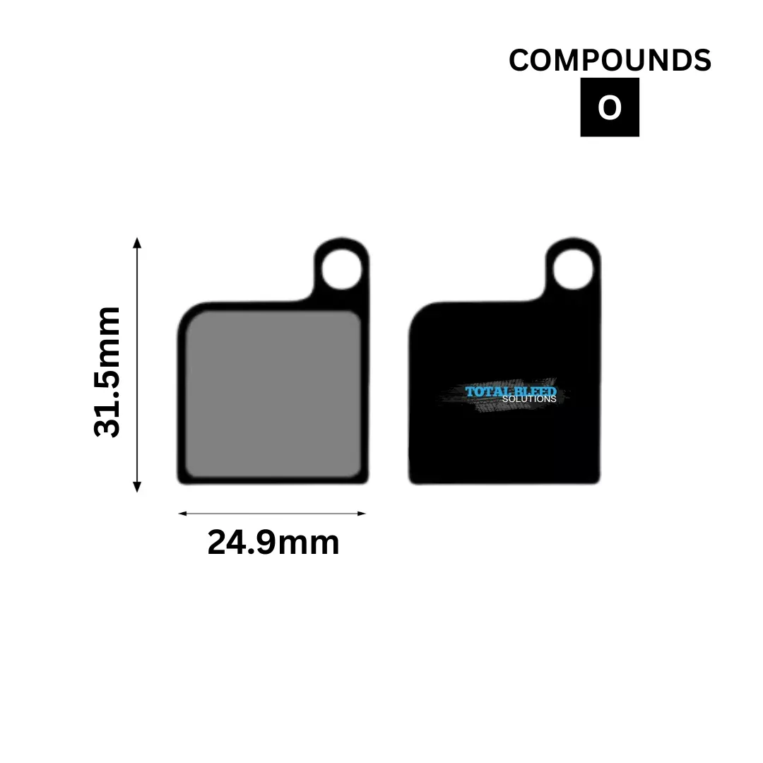 Giant MPH 2 - MPH 3 Disc Brake Pads by TBS