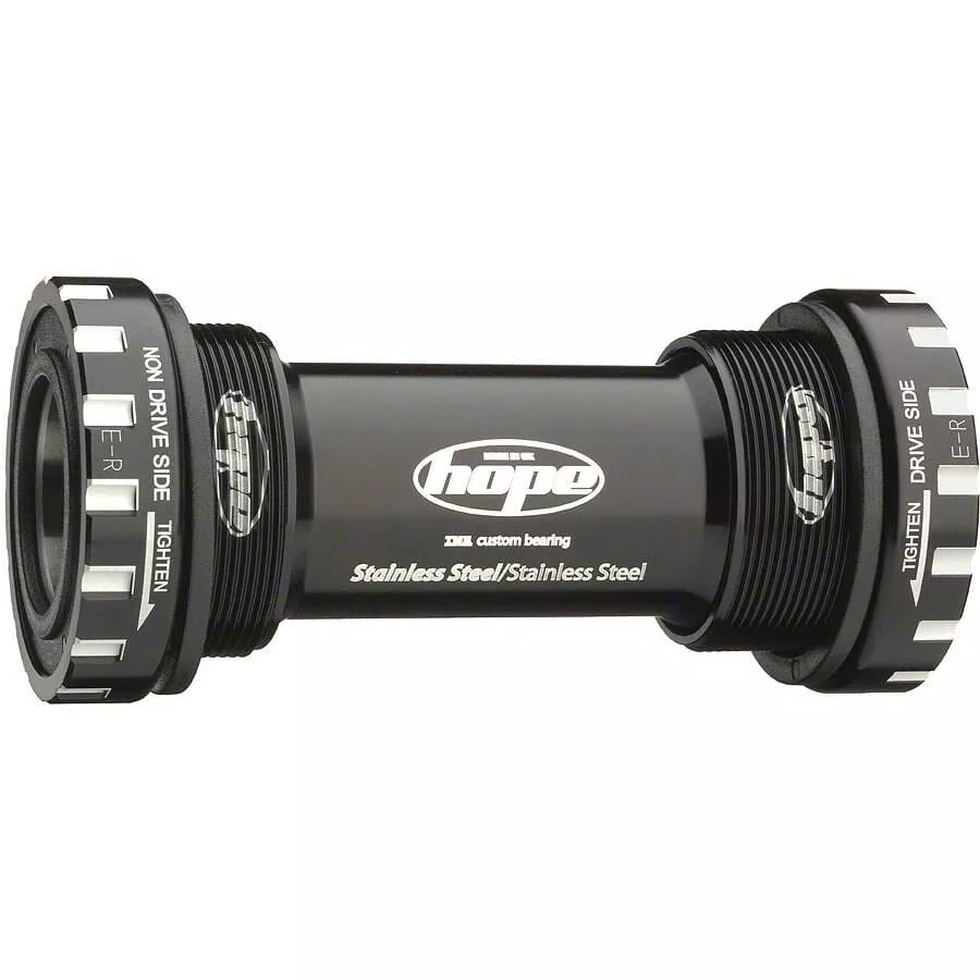 hope-bsa-threaded-bottom-bracket-68-73-24mm-spindle-stainless-black Hope BSA Threaded Bottom Bracket - 68/73 For 24mm Spindle Stainless Black