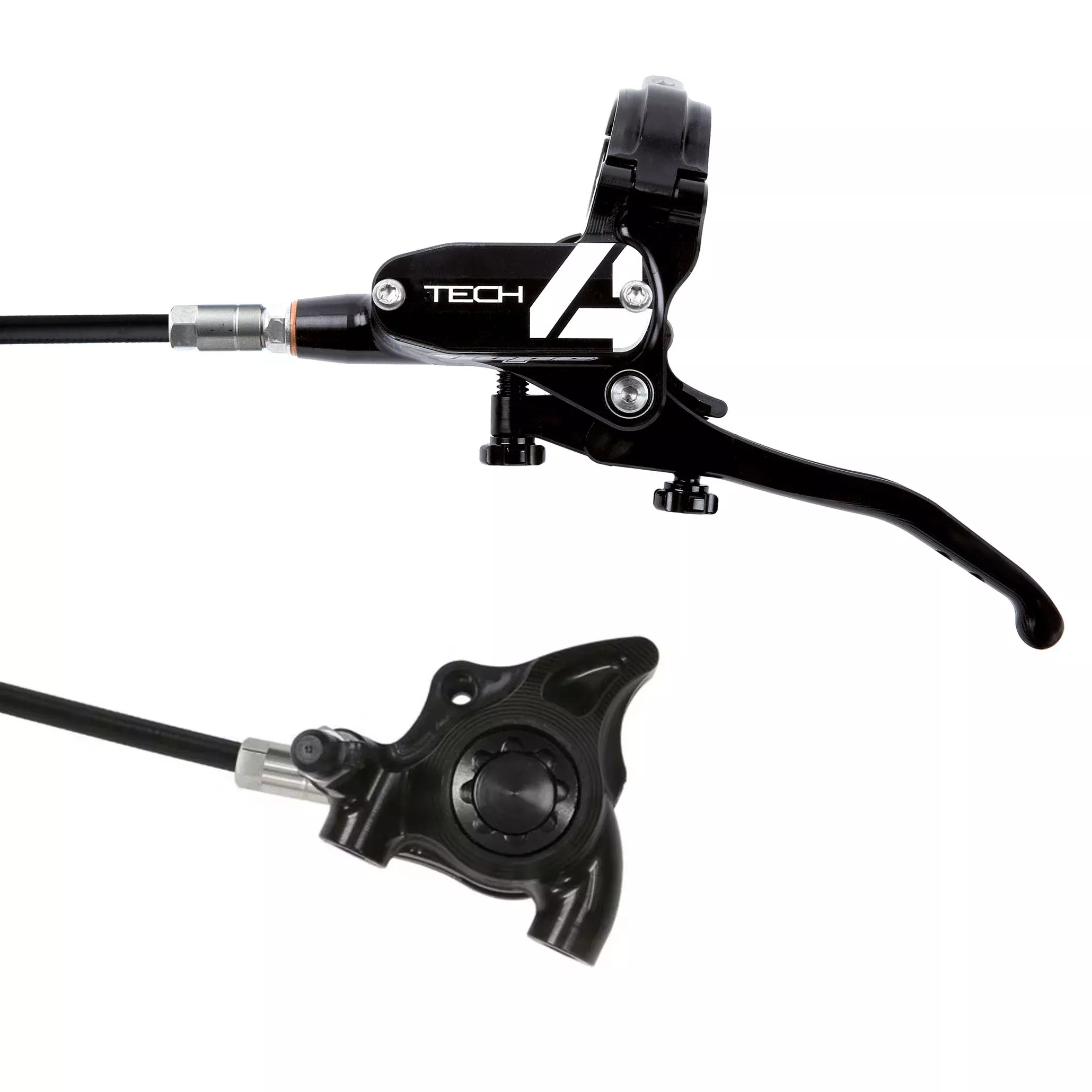hope-tech-4-x2-disc-brake-right-rear-flat-mount-34mm-blk Hope Tech 4 X2 Disc Brake Right/Rear Flat Mount 34mm Blk