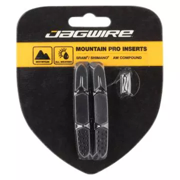 Jagwire Mountain Pro Brake Pad Replacement Inserts, Black