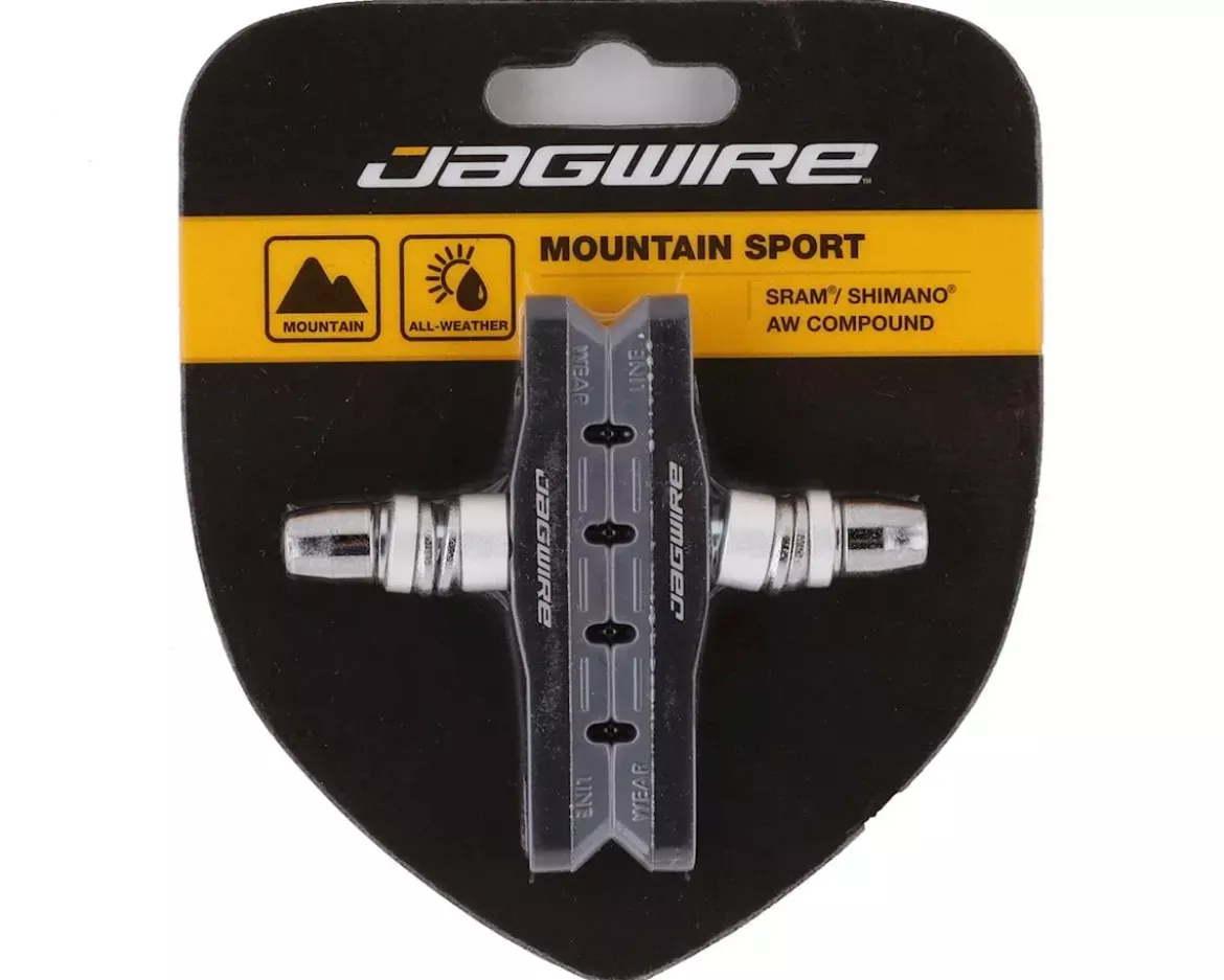 jagwire-mountain-sport-v-brake-pads-grey-1-pair Jagwire Mountain Sport V-Brake Pads (Grey) (1 Pair)