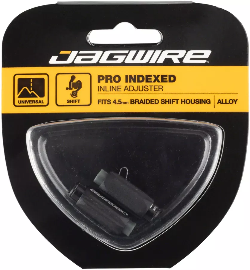 jagwire-pro-4-5mm-indexed-inline-cable-tension-adjusters-pair-braided-shift-hous Jagwire Pro 4.5mm Indexed Inline Cable Tension Adjusters Pair For Braided Shift Housingx BLK