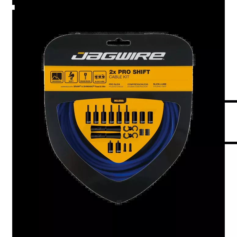 jagwire-pro-shift-gravel-road-mtb-cable-kit-2x Jagwire Pro Shift Gravel Road MTB Cable Kit 2x
