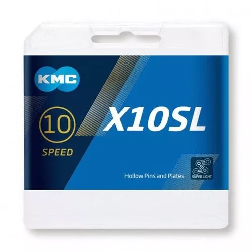 kmc-x10sl-silver-super-light-10-speed-chain KMC X10SL Silver Super Light 10 Speed Chain