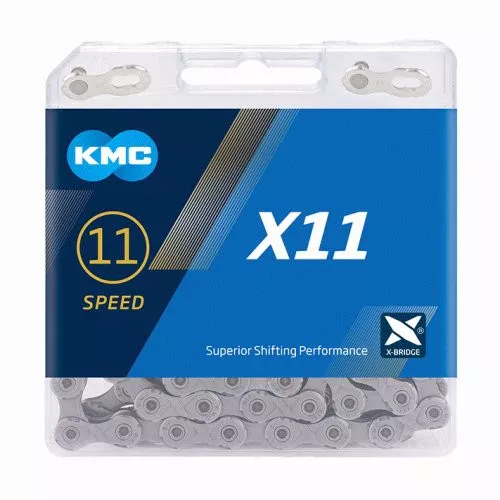 kmc-x11-11-speed-chain-118-links-grey KMC X11 11 Speed Chain 118 Links Grey