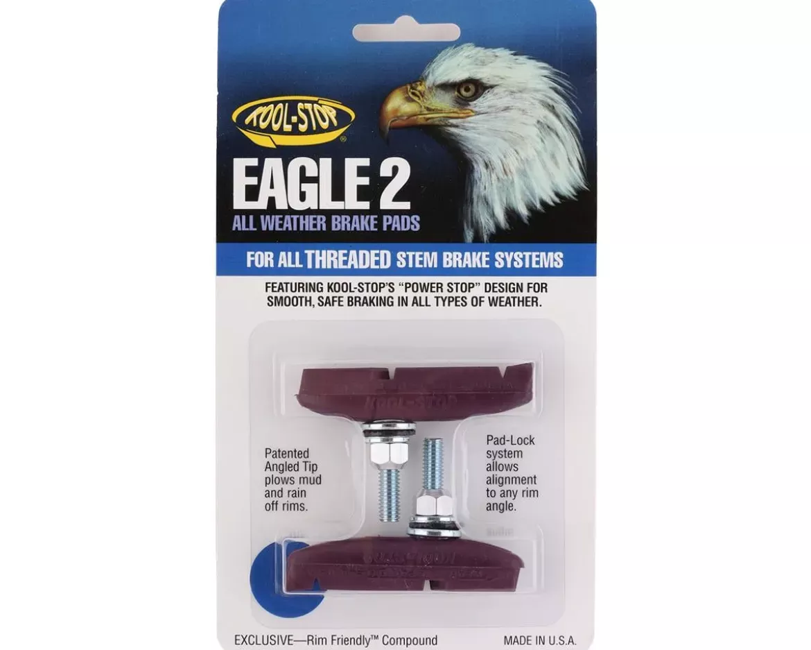 kool-stop-eagle-2-brake-pads-purple-1-pair-threaded-post Kool Stop Eagle 2 Brake Pads (Purple) (1 Pair) (Threaded Post)