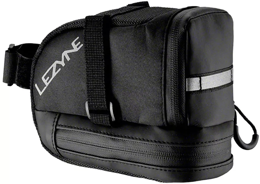lezyne-l-caddy-seat-bag-black-black Lezyne L-Caddy Seat Bag: Black/Black