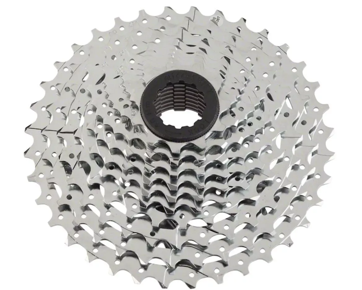 microshift-g10-cassette-silver-chrome-plated-10-speed-shimano-hg-11-28t Microshift G10 Cassette (Silver/Chrome Plated) (10 Speed) (Shimano HG) (11-28T)