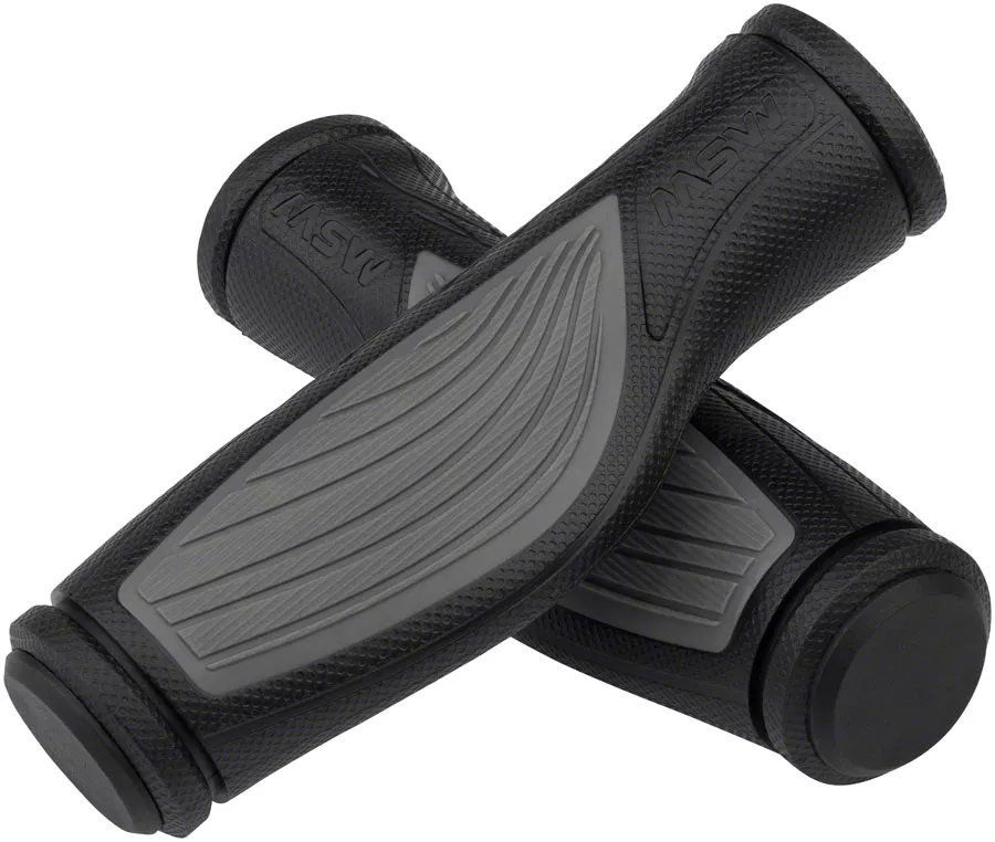 msw-ergonomic-efg-100-grips-black-gray MSW Ergonomic (EFG-100) Grips - Black/Gray