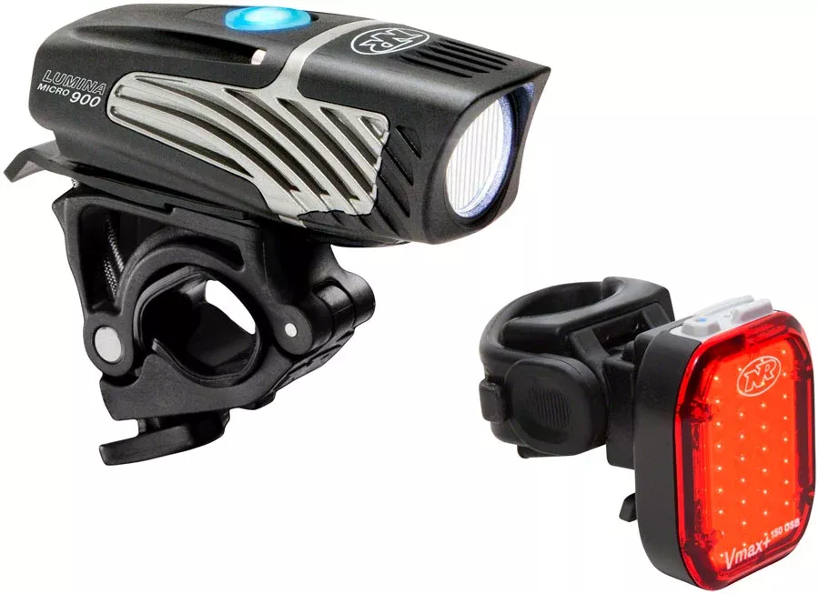 new-niterider-lumina-micro-900-vmax-headlight-taillight-set NEW NiteRider Lumina Micro 900/Vmax+ Headlight and Taillight Set