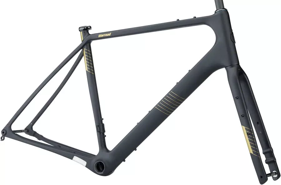 NEW Salsa Warroad Carbon Frameset - Black All-Road Frame