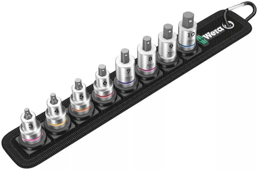 NEW Wera Belt B 2 Zyklop In-Hex-Plus bit socket set with holding function - 3/8" drive, 8 pieces