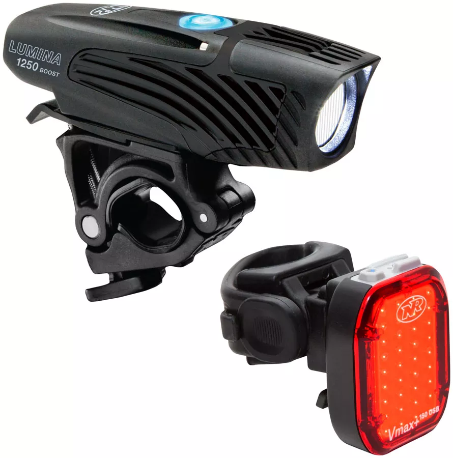 niterider-lumina-boost1250-vmax-headlight-taillight-set NiteRider Lumina Boost1250/Vmax+Headlight/Taillight Set