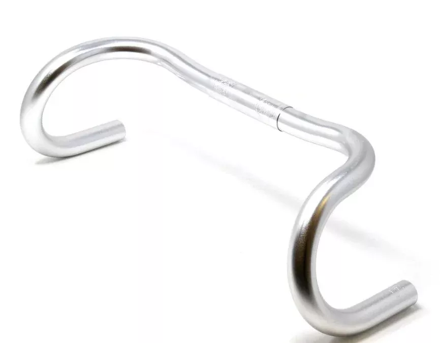 Nitto B132AAF Randonneur Handlebars | 25.4mm Clamp | Silver