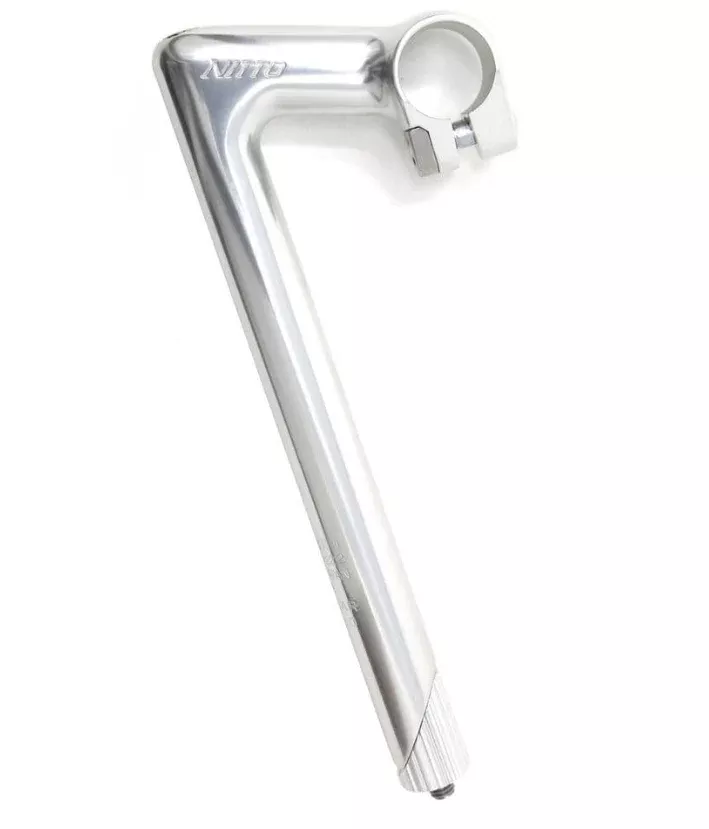 nitto-ntc-dx-technomic-deluxe-stem-26mm-clamp-silver Nitto NTC-DX Technomic Deluxe Stem | 26mm Clamp | Silver