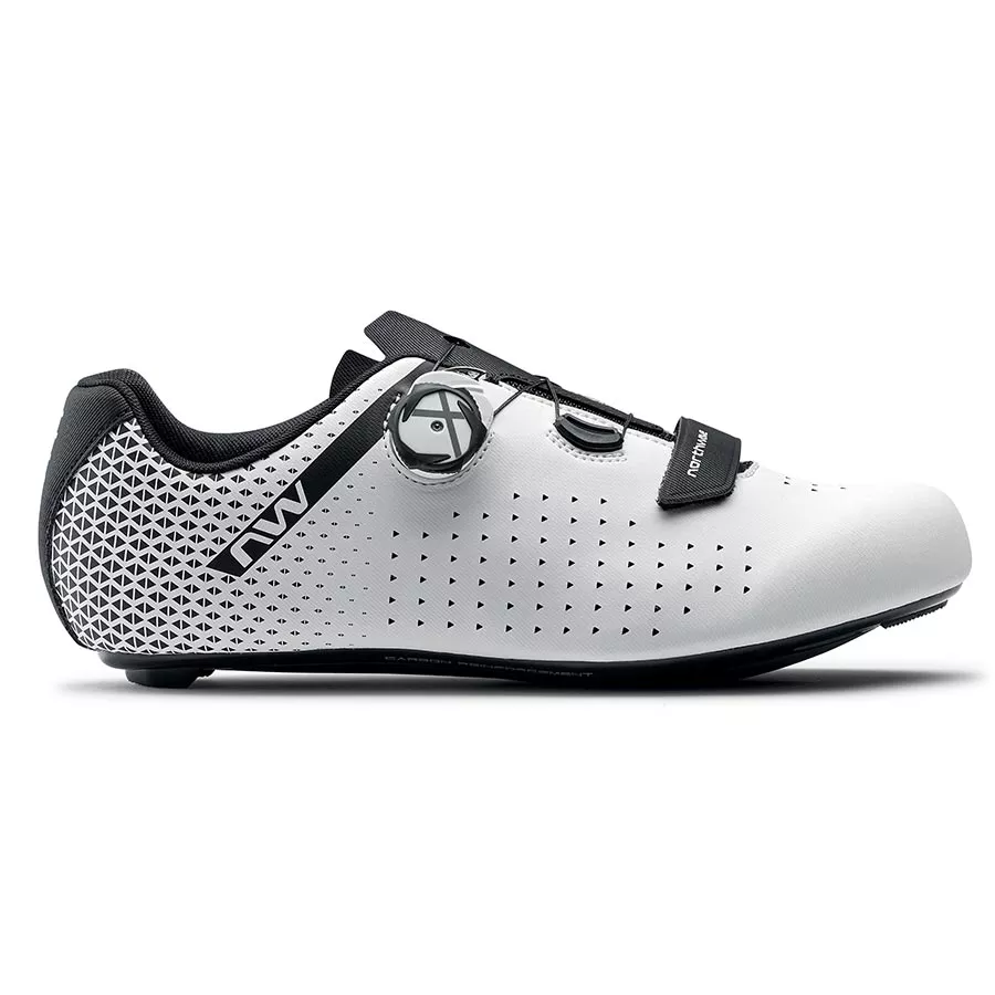 northwave-core-plus-2-road-shoes-white-black-48 Northwave Core Plus 2 Road Shoes White/Black 48