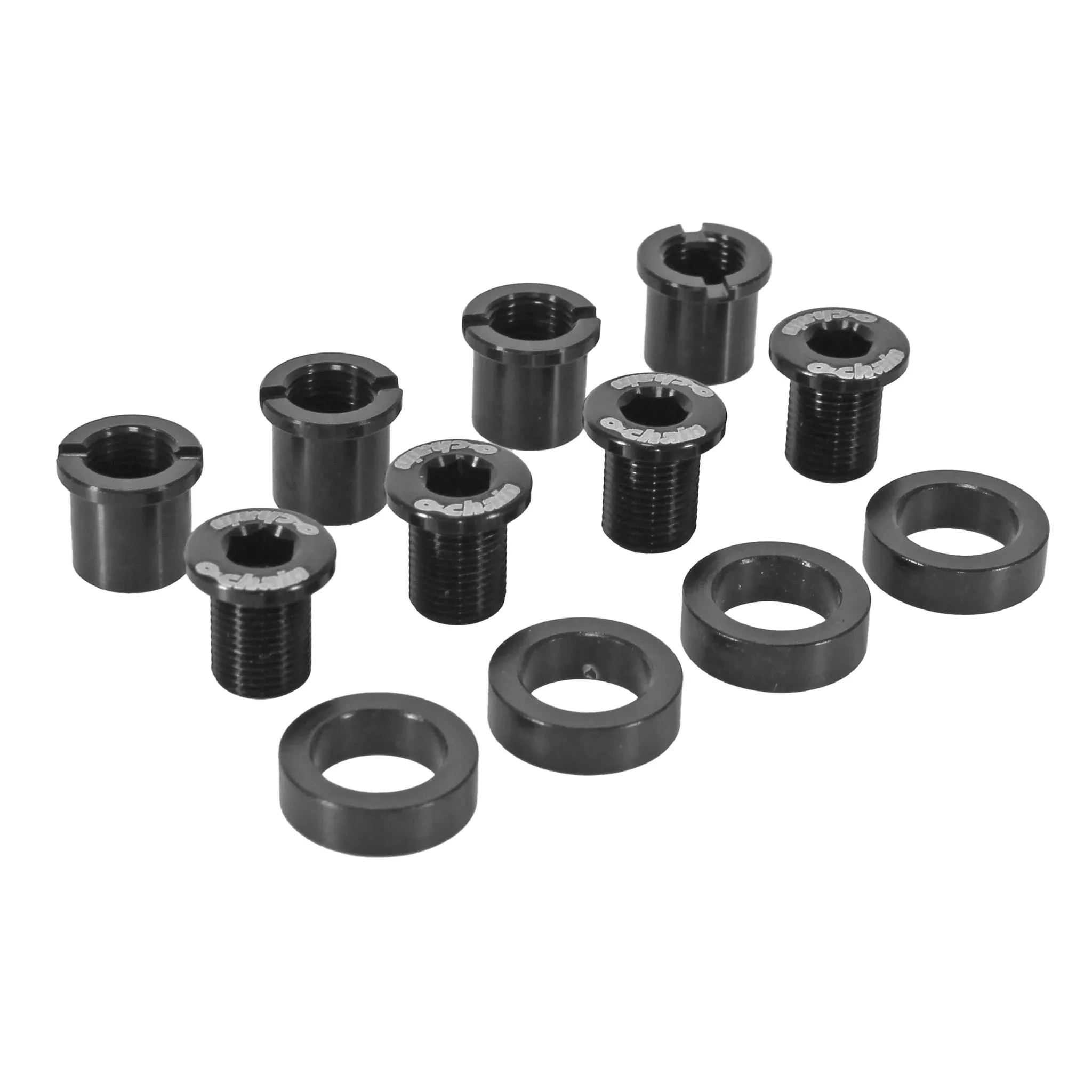 ochain-chainring-bolts-spacers-4-5mm-offset Ochain Chainring Bolts and Spacers 4.5mm Offset