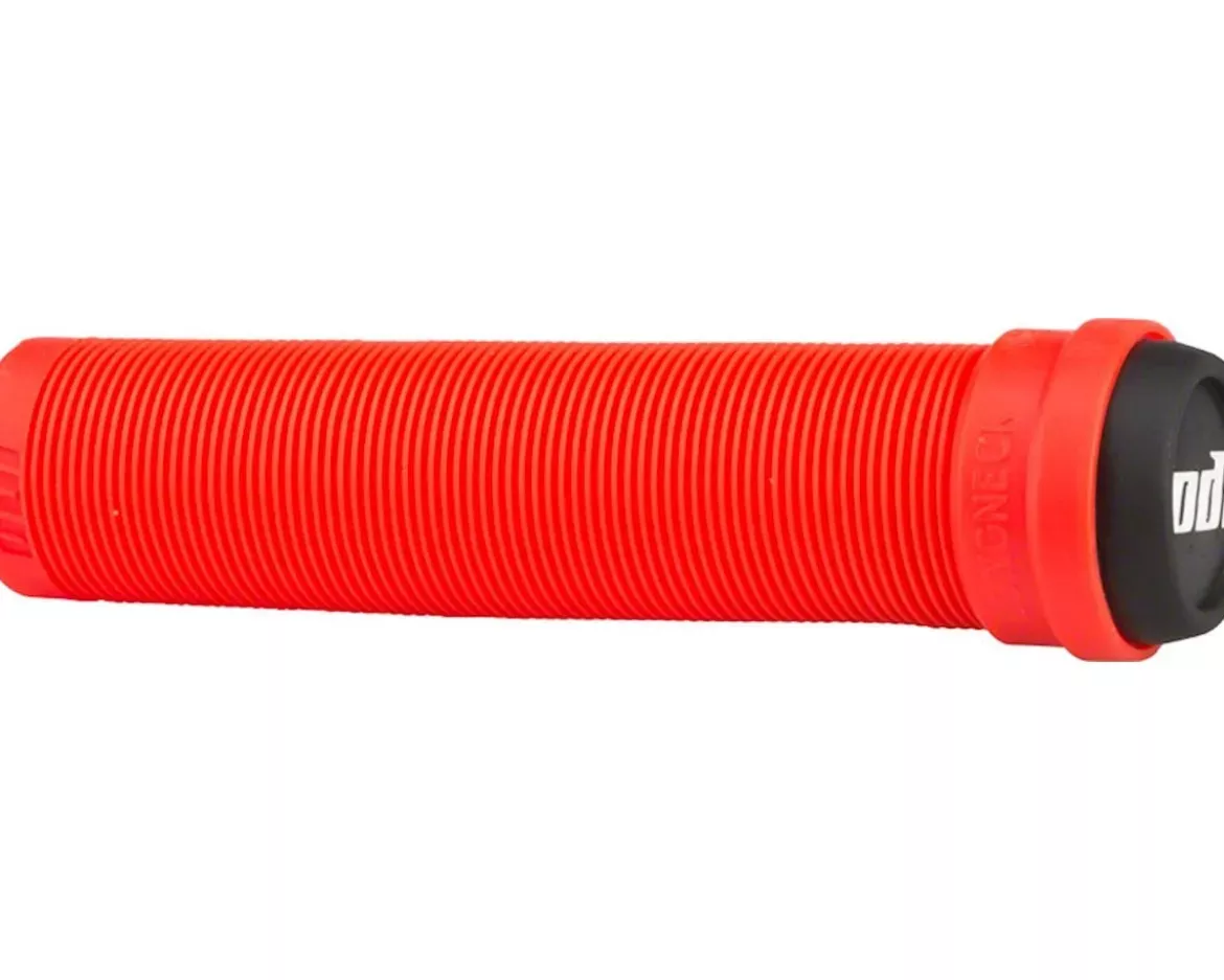 odi-longneck-soft-compound-flangeless-grips-fire-red-135mm ODI Longneck Soft Compound Flangeless Grips (Fire Red) (135mm)
