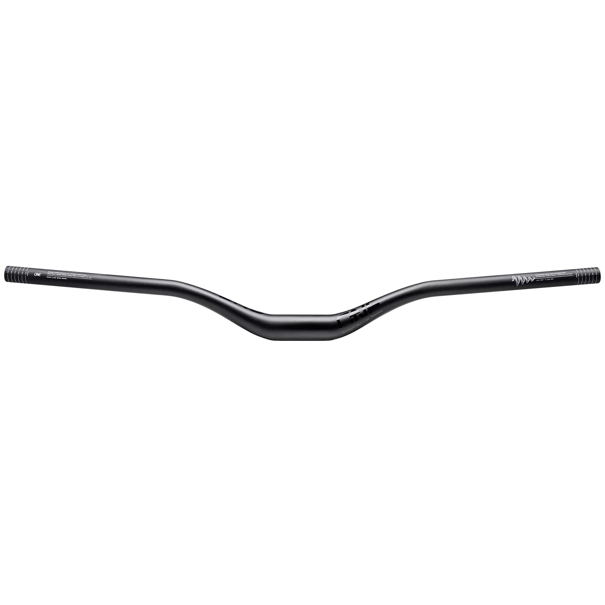 oneup-components-v2-carbon-riser-bar-35-0-50mm-800mm-black OneUp Components V2 Carbon Riser Bar (35.0) 50mm/800mm Black