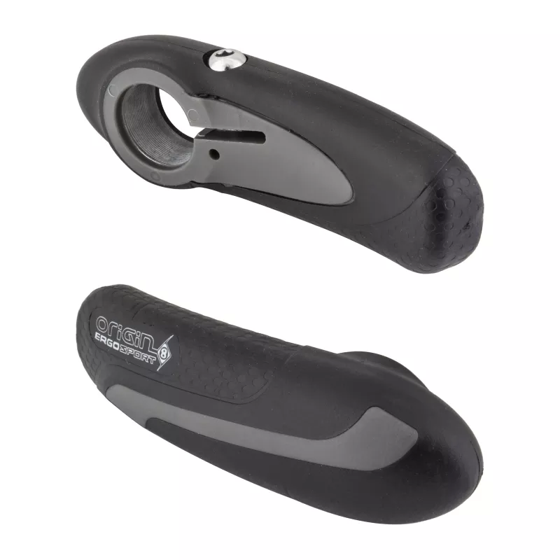 origin8-ergo-sport-bar-ends-black-gray Origin8 Ergo Sport Bar Ends Black/Gray