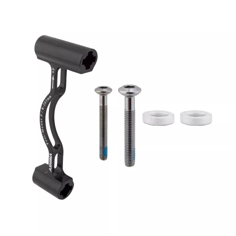 origin8-torqlite-post-mount-disc-adapter160mm-to-203mm-post-mount-post-mount-bla Origin8 TorqLite Post Mount Disc Adapter160mm to 203mm Post Mount Post Mount Black 43mm