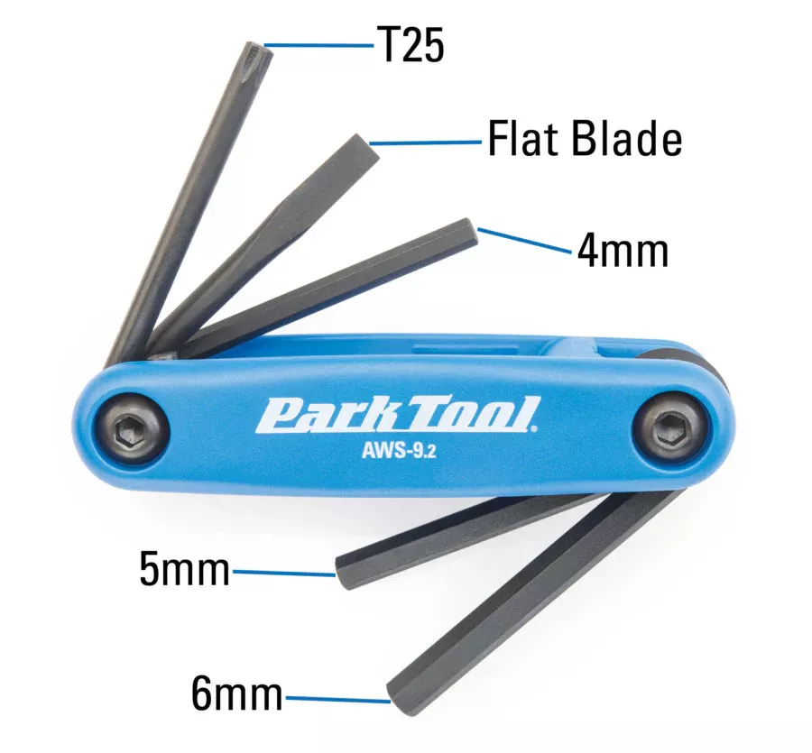 park-tool-aws-9-2-fold-up-hex-wrench-screwdriver-set Park Tool AWS-9.2 Fold-Up Hex Wrench and Screwdriver Set