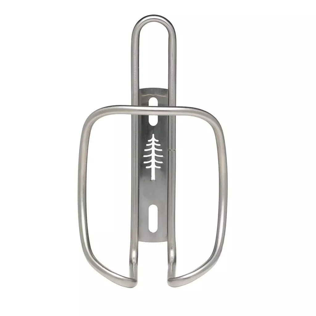 PDW ZigZag Water Bottle Cage - Silver