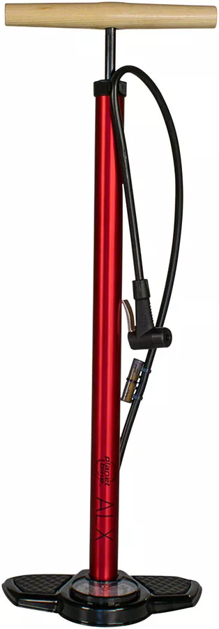 planet-bike-alx-2-0-floor-pump-160psi-red Planet Bike ALX 2.0 Floor Pump - 160psi Red