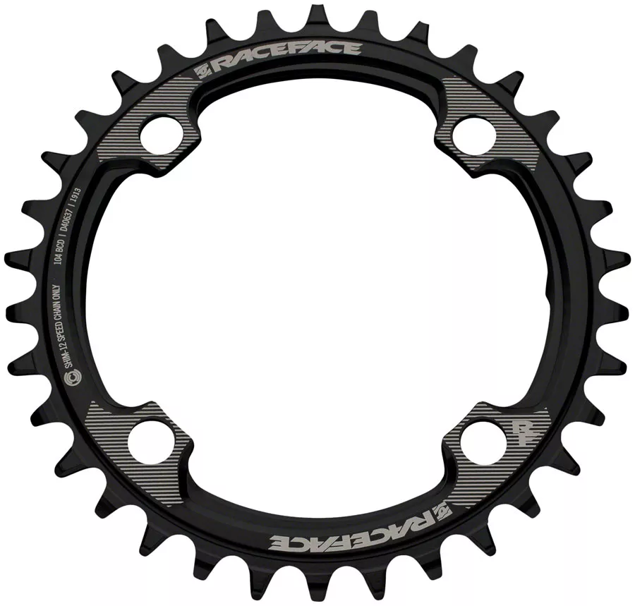raceface-1x-104-bcd-hyperglide-chainring RaceFace 1x 104 BCD Hyperglide+ Chainring