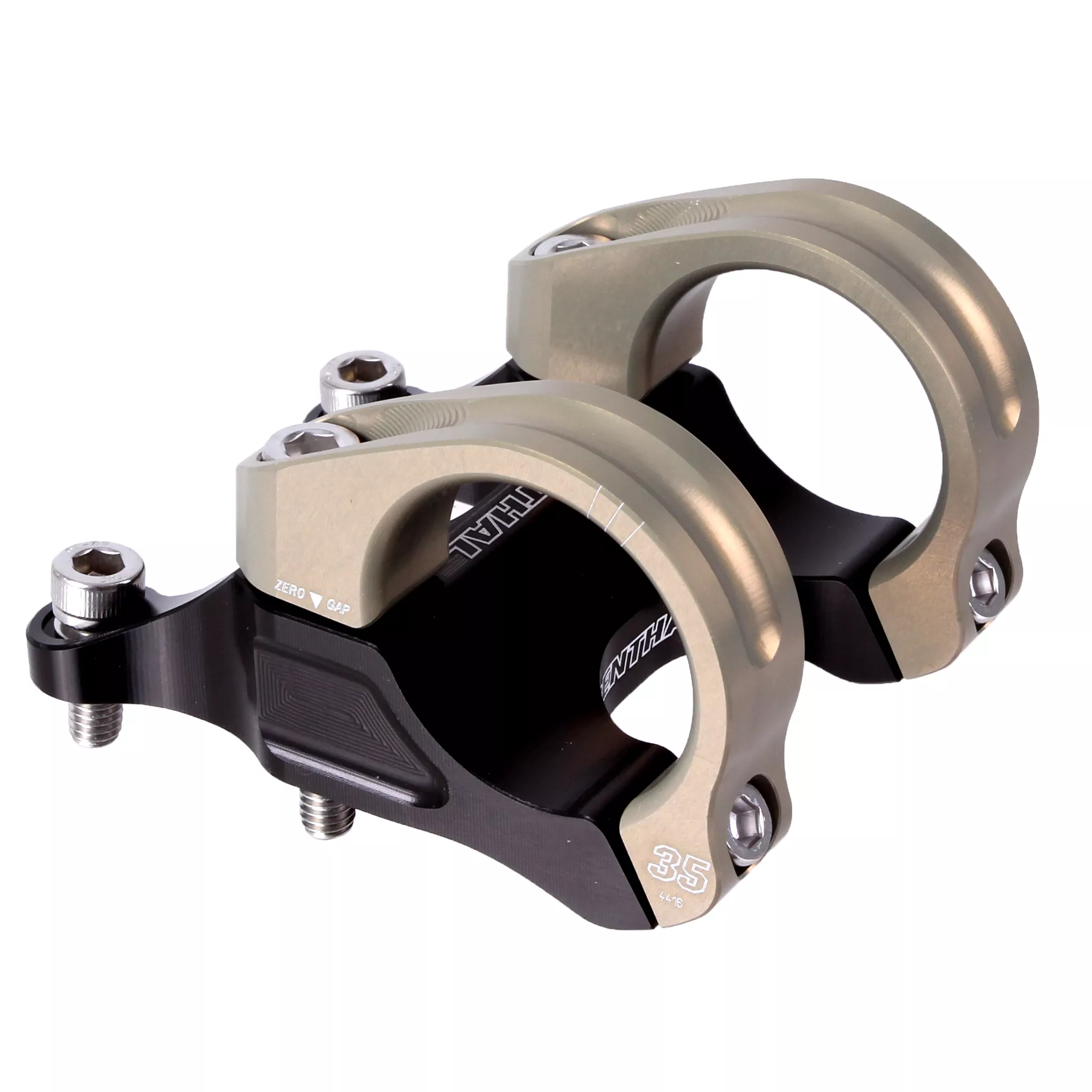 renthal-integra-ii-stem-35-0-10x50mm-black-gold Renthal Integra II Stem (35.0) 10x50mm Black/Gold