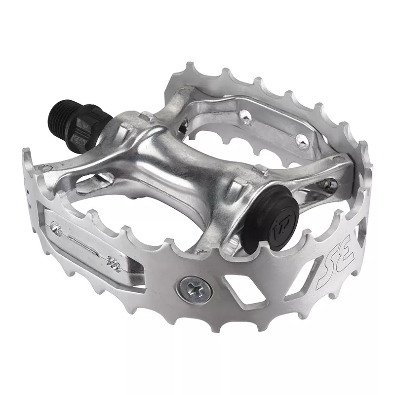 se-bikes-bear-trap-9-16-silver-alloy SE Bikes Bear Trap 9/16" Silver Alloy